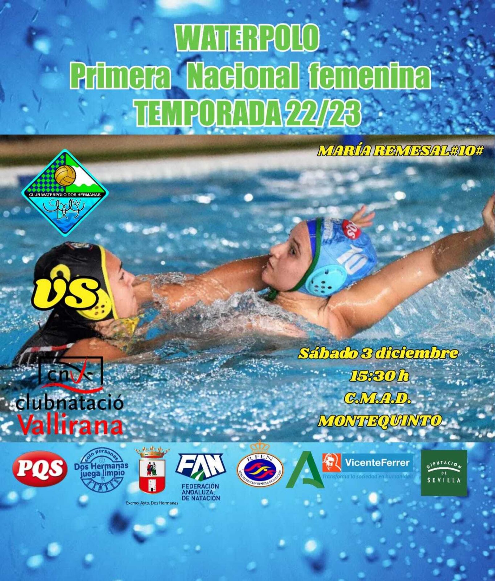 Cartel para el encuentro de este sábado.