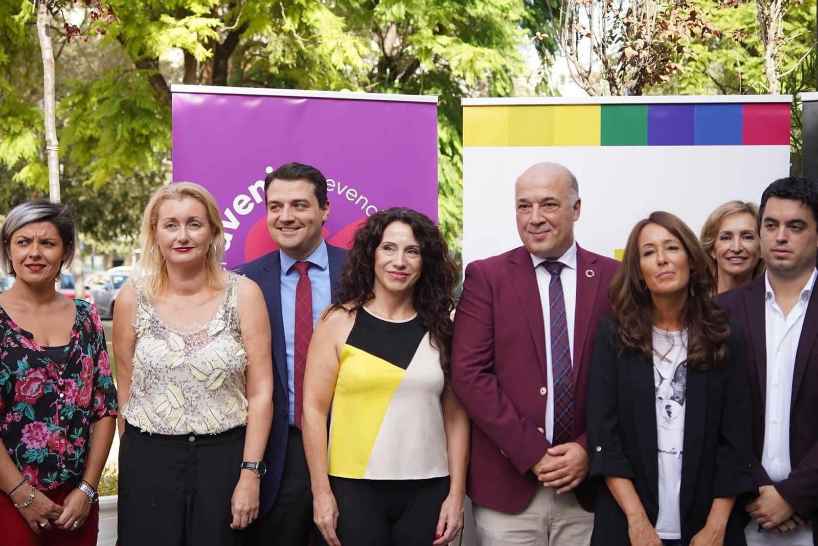 Autoridades durante la presentación de Eutopía.