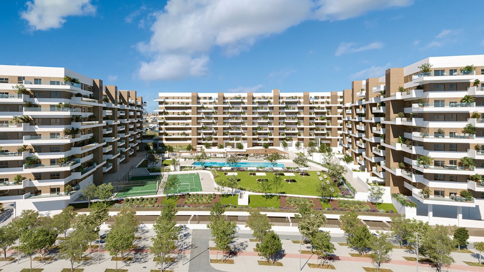 Actualmente se desarrolla la primera fase con 191 de 297 viviendas.