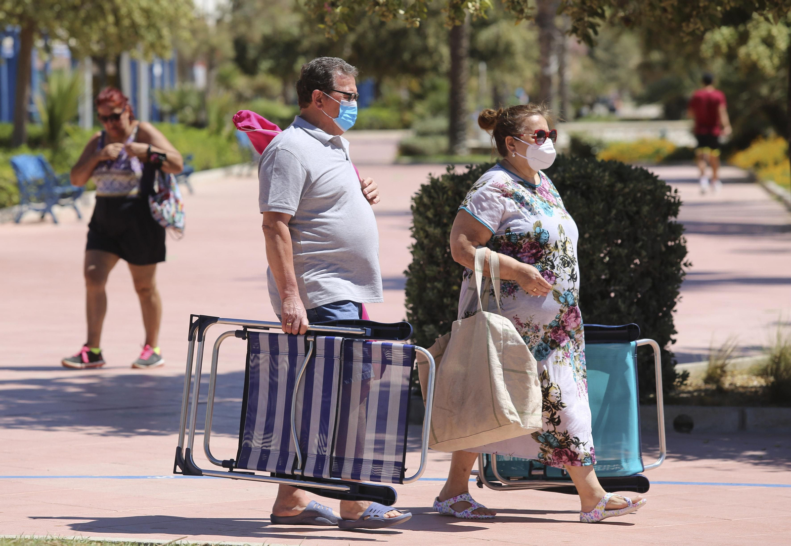 Fotos de la playa en Málaga, donde escapar del calor