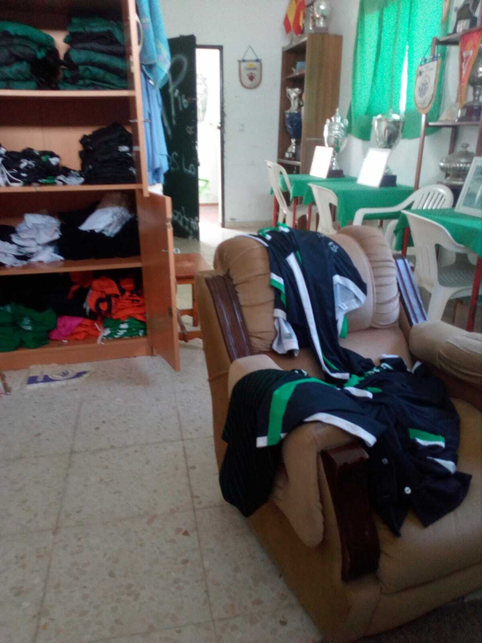 Las instalaciones revueltas tras el robo