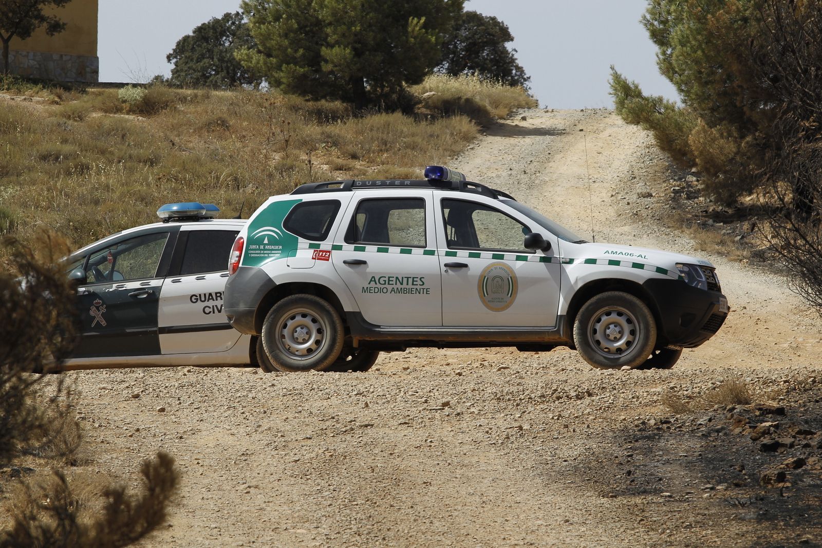 Fotogalería incendio extinguido Sierra de Gádor