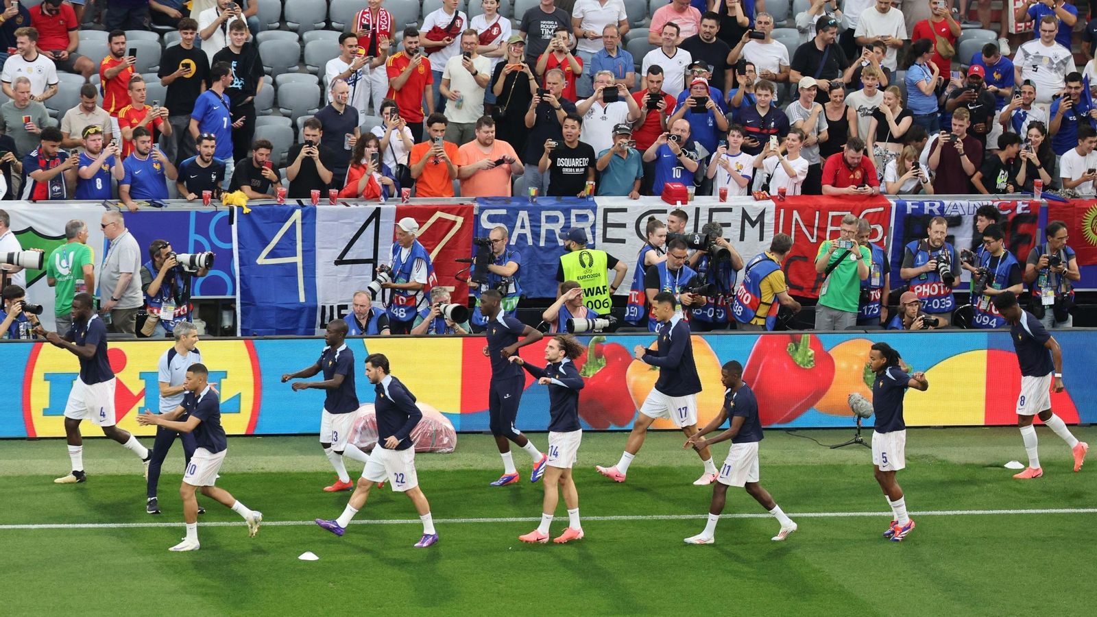 Las mejores imágenes del España - Francia