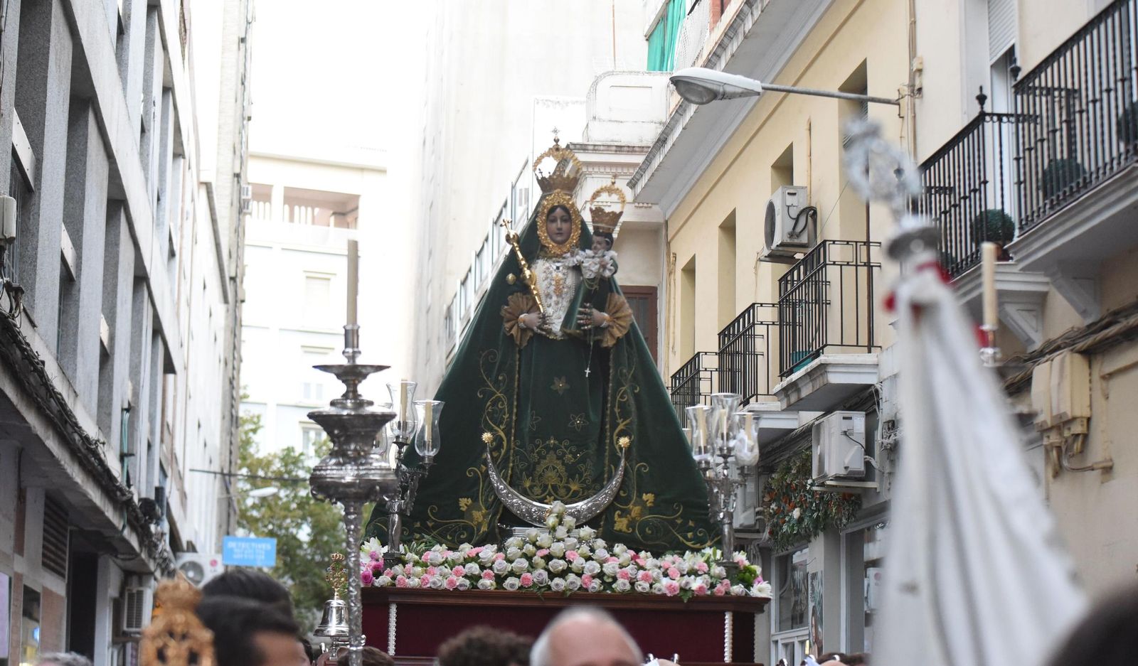 La procesión de la Virgen de Araceli por las calles de Córdoba