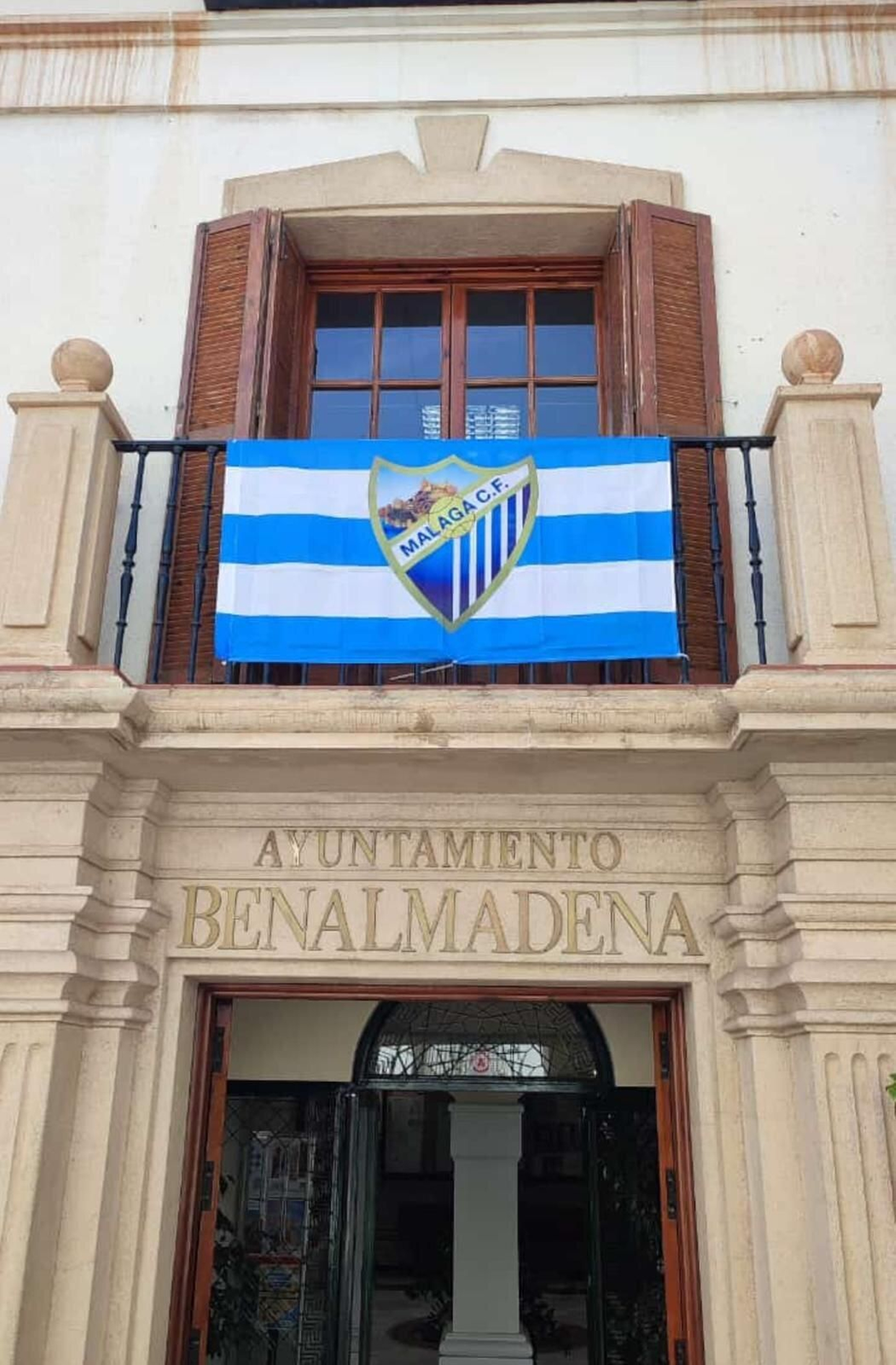Los ayuntamientos de la provincia con el Málaga CF por bandera
