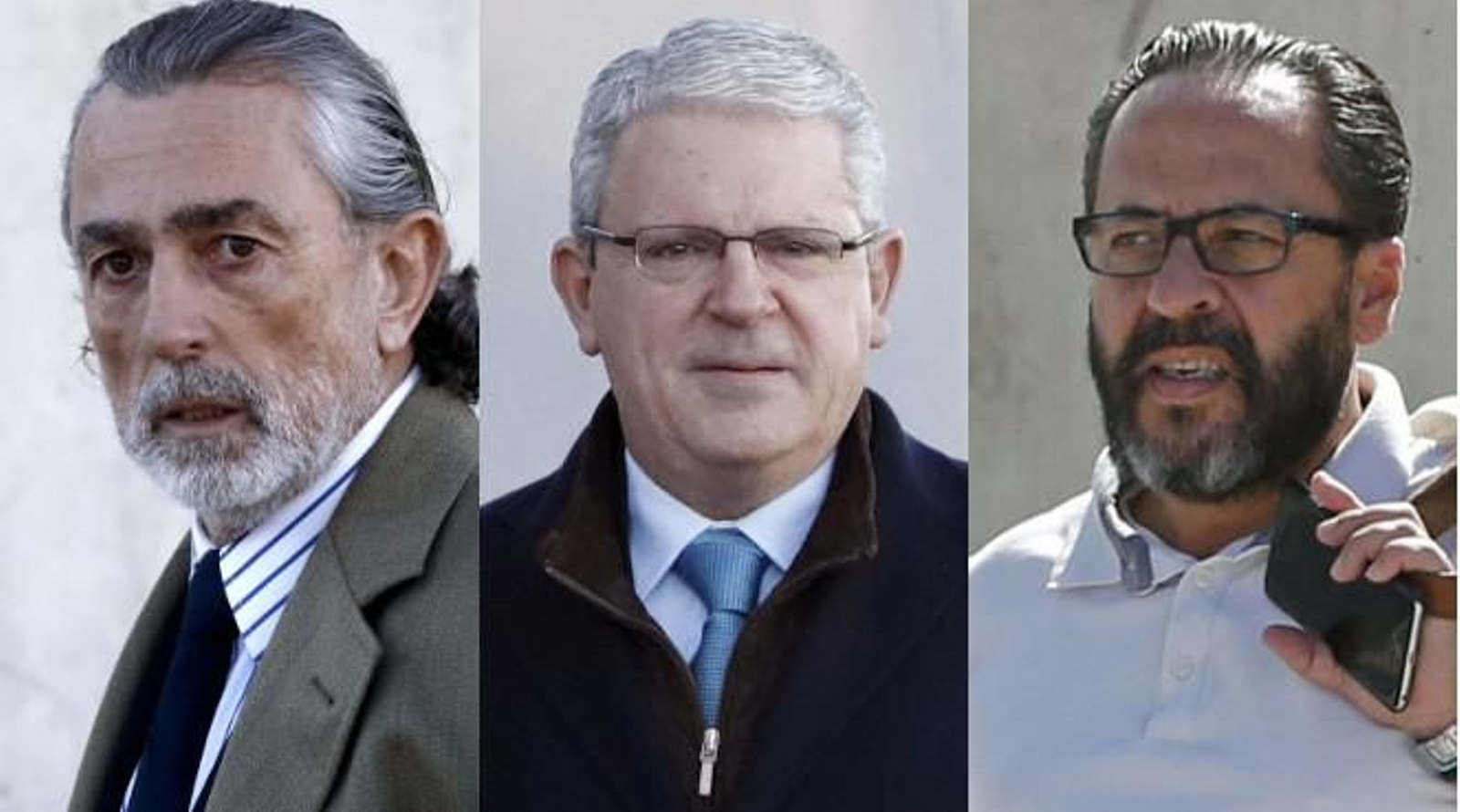 Correa, Crespo y El Bigotes.