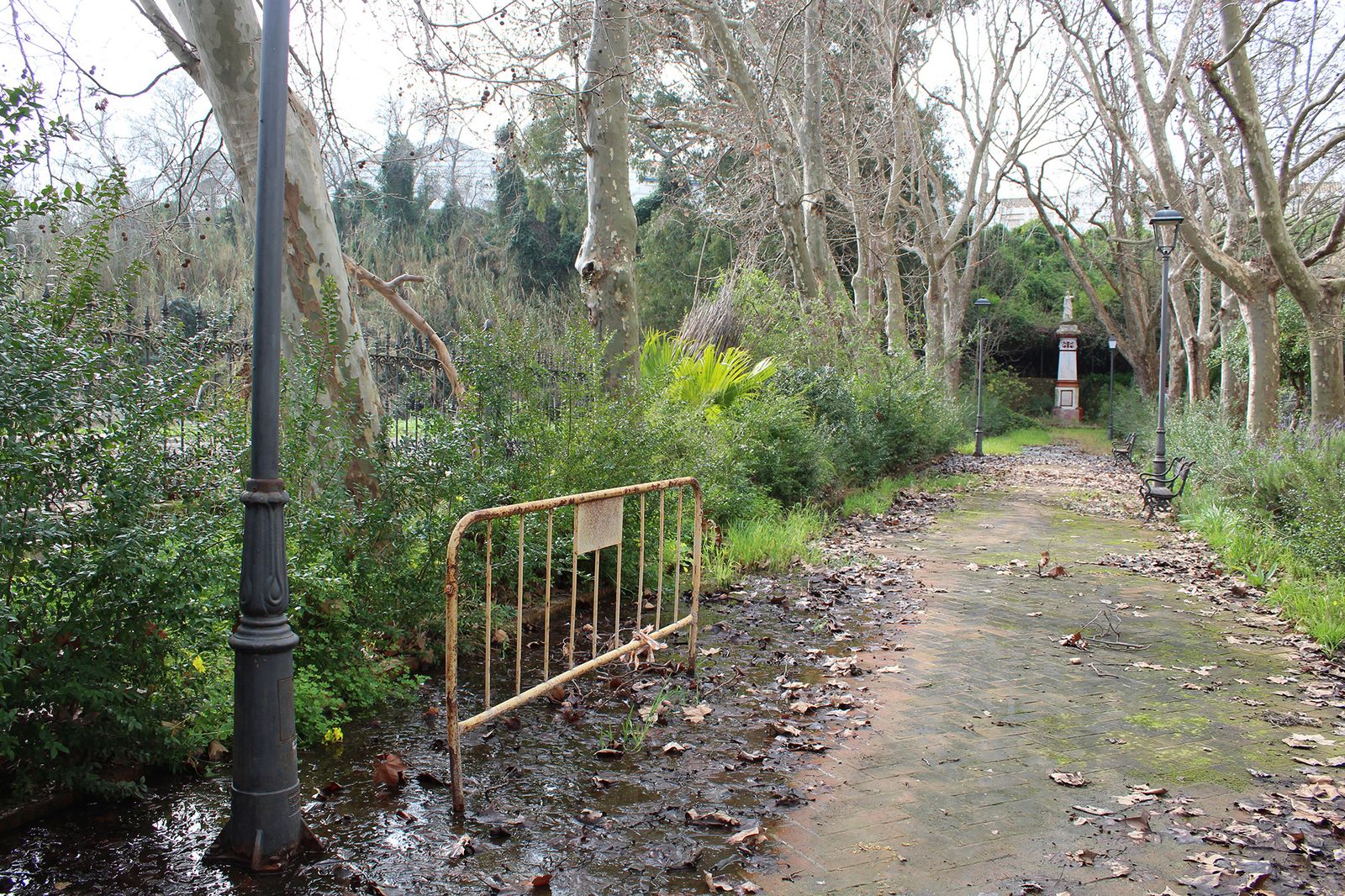 IU llevará al Pleno del Ayuntamiento una propuesta planteando la rehabilitación del jardín de Las Piletas.