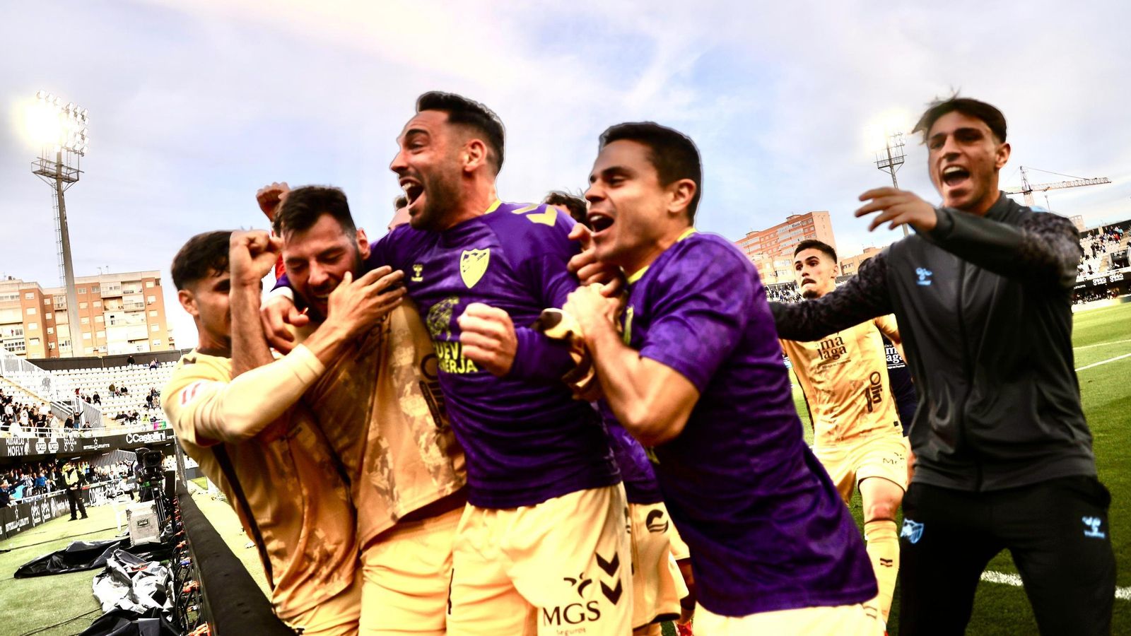 El FC Cartagena-Málaga CF, en fotos