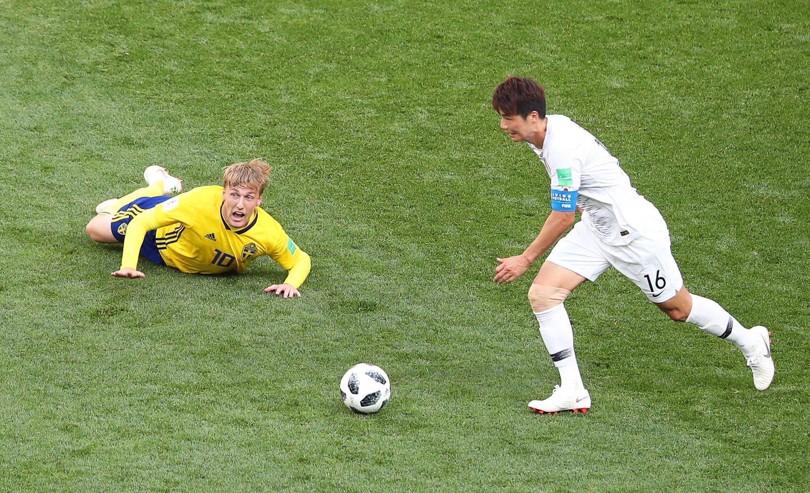 Las imágenes del Suecia-Corea del Sur