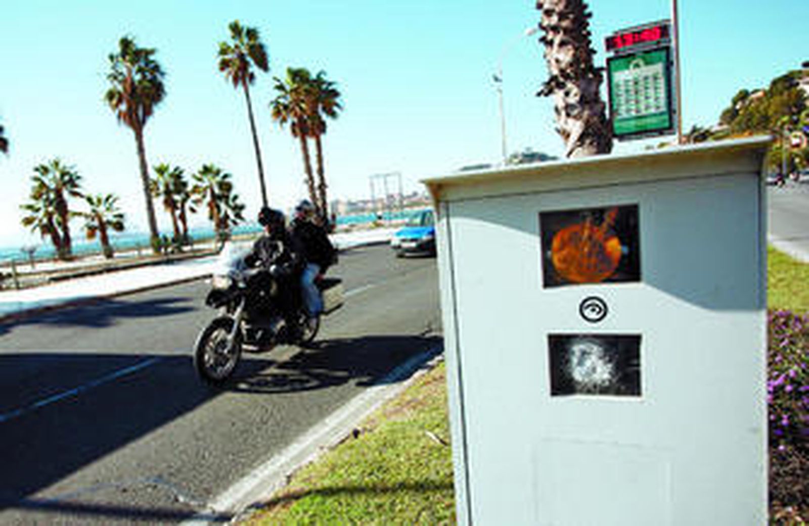 Radar instalado en una vía de la provincia.