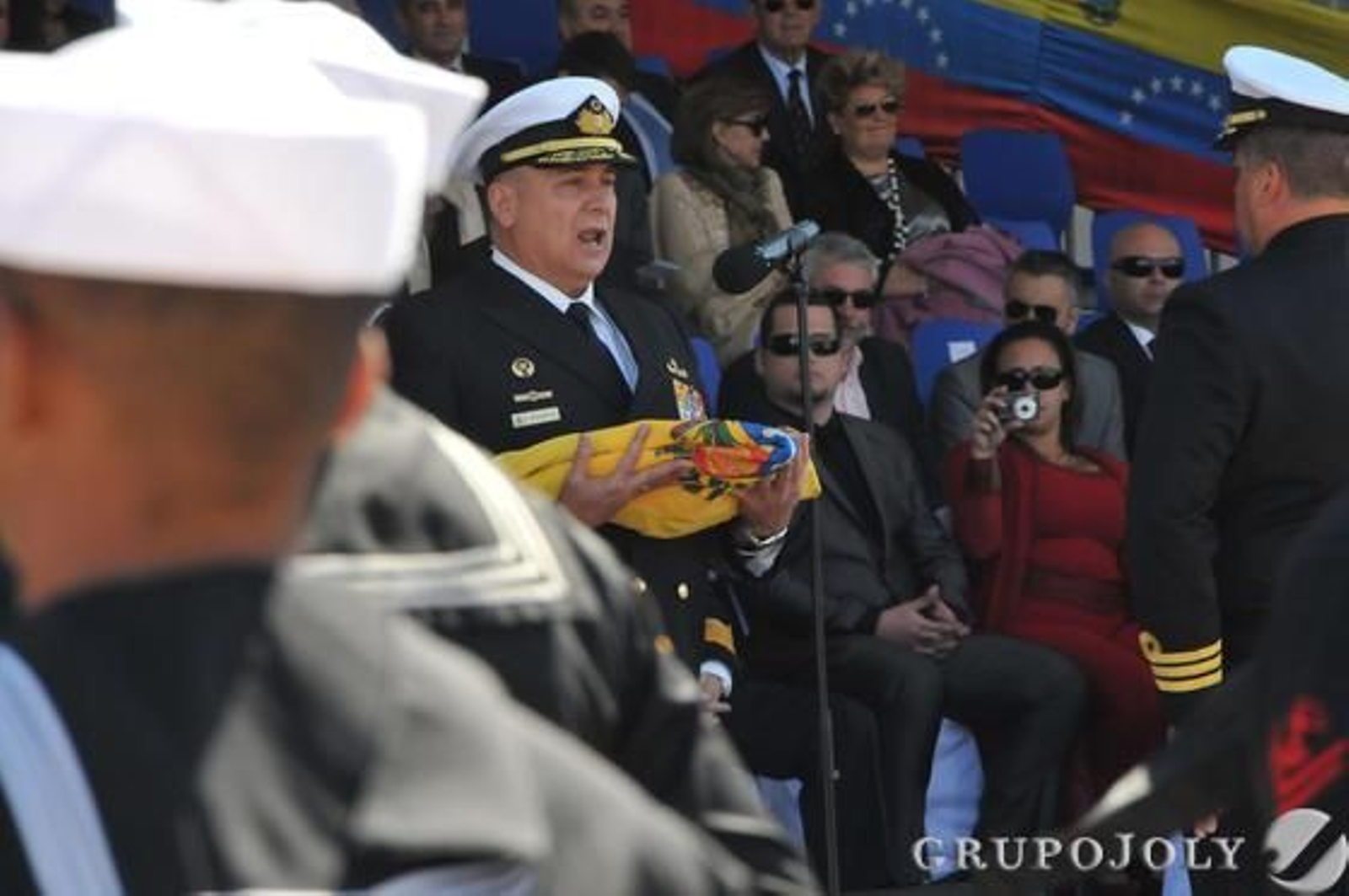 Navantia entrega el ´Kariña´a la armada venezolana. 

Fotos: Javier González