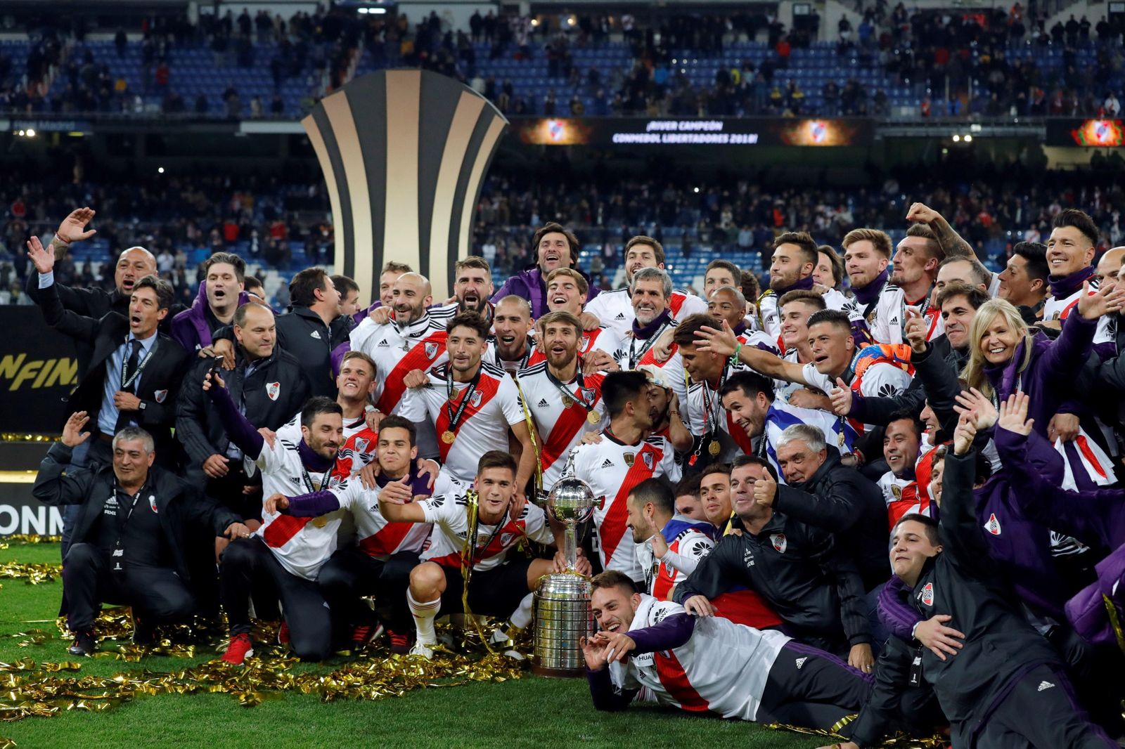 Las imágenes de la final de la Copa Libertadores entre el River Plate y el Boca Juniors