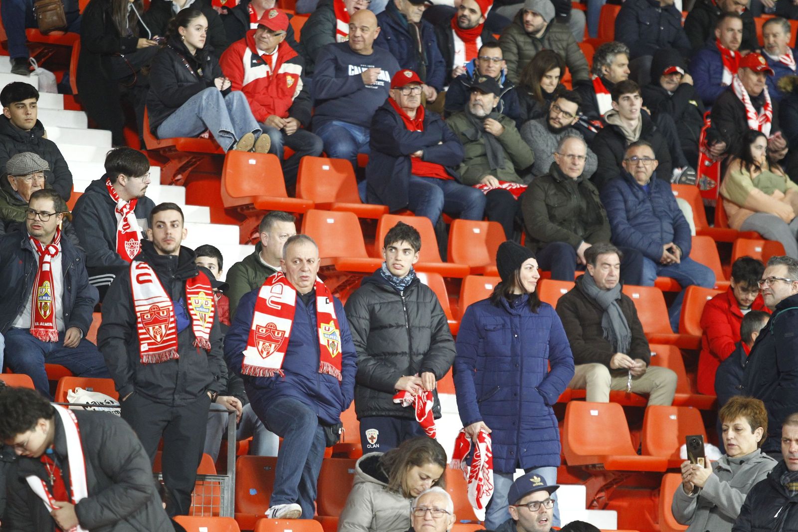 Las fotos del partido U.D. Almería - Deportivo de La Coruña