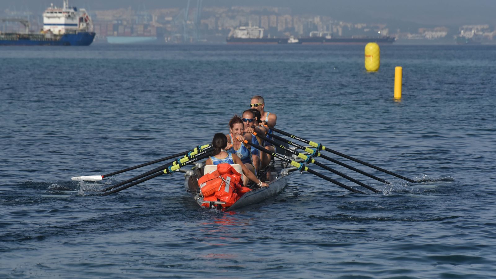 Las fotos del Campeonato de Remo en La Línea