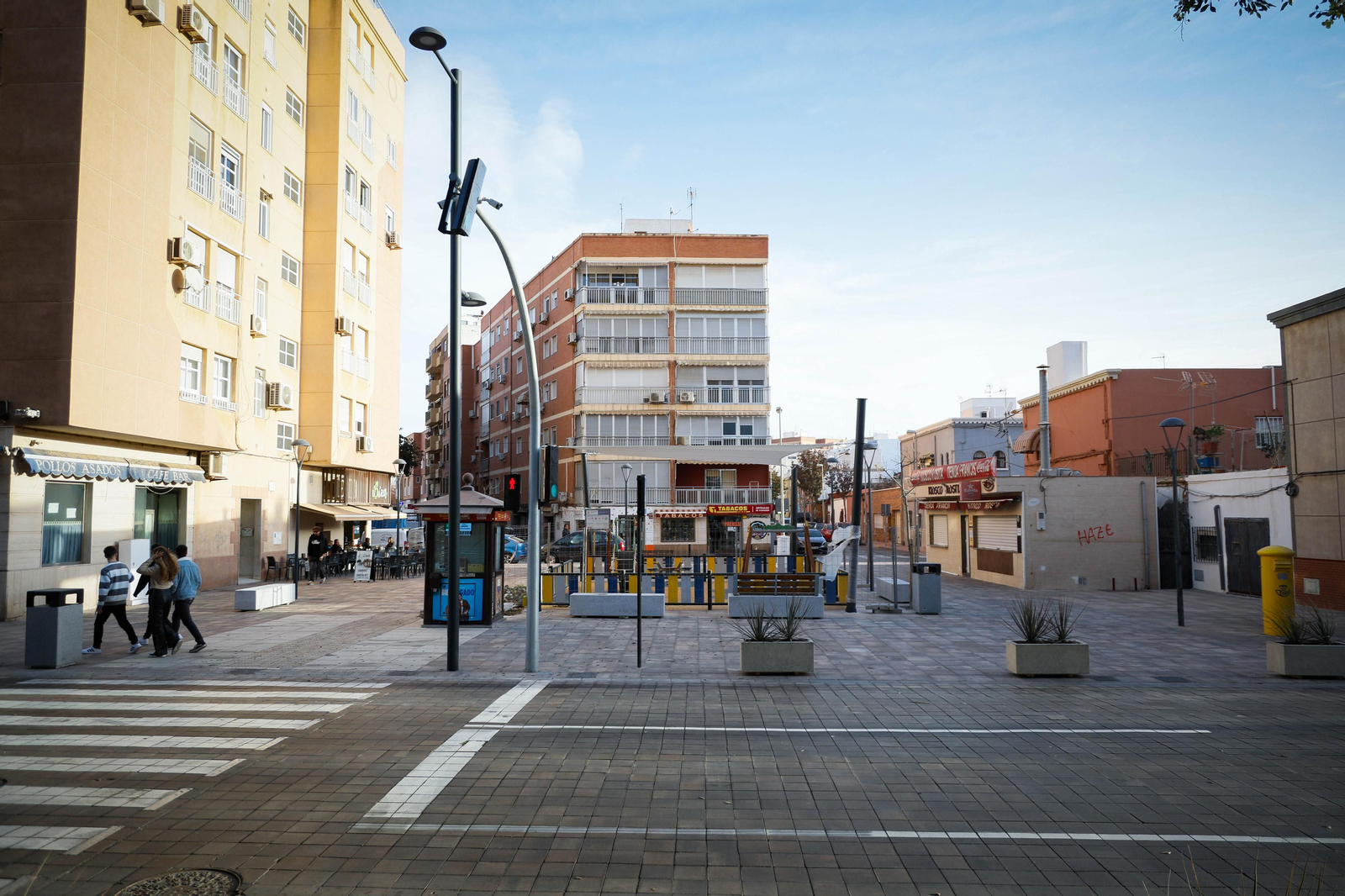 Imágenes de las calles en obras