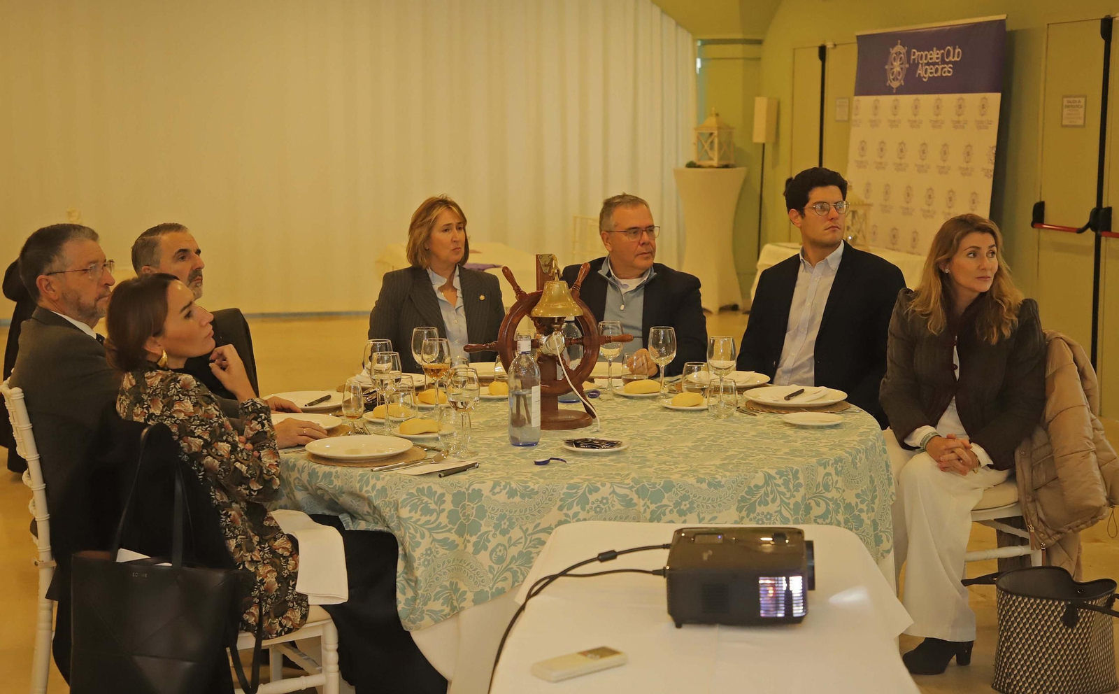 Fotos del almuerzo del Propeller Club de Algeciras con Francisco González Pérez, Delegado Especial del Estado en el Consorcio de la Zona Franca de Cádiz