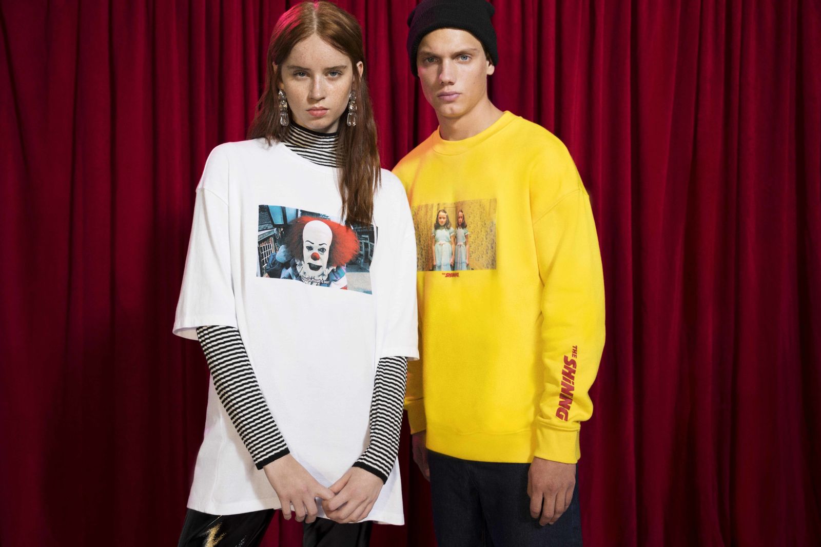 Camisetas de miedo con la mini colección de Halloween de Bershka