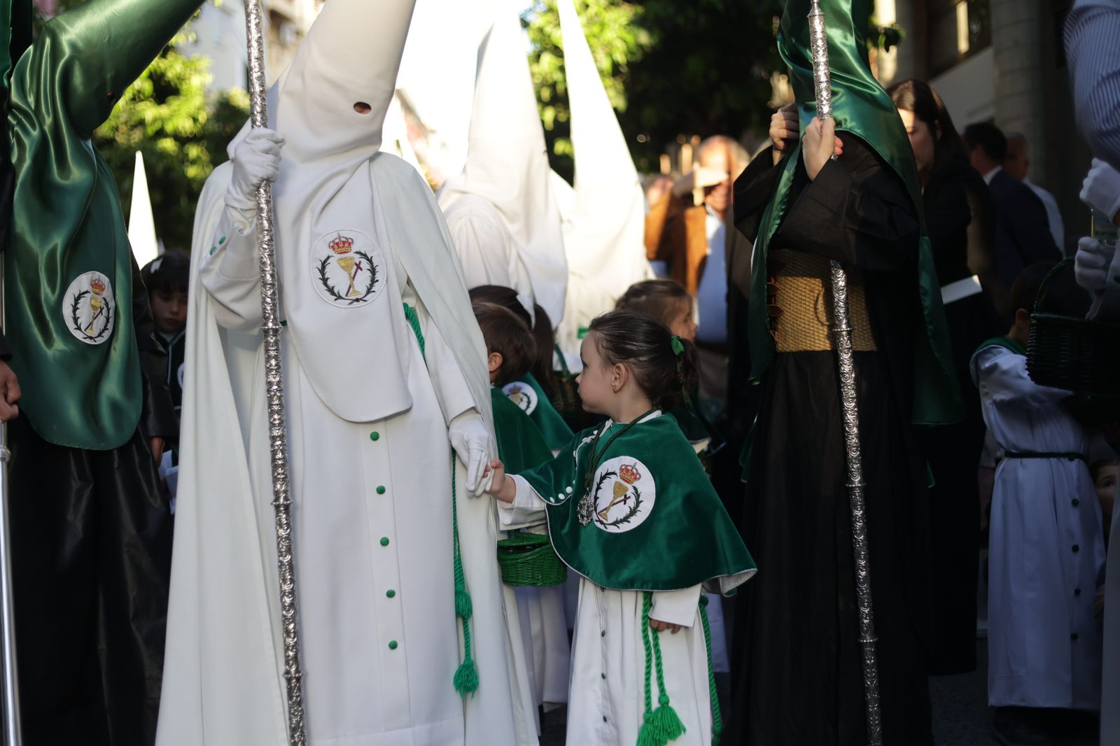 La hermandad de la Oración en el Huerto de la Semana Santa de Huelva 2023, en imágenes.