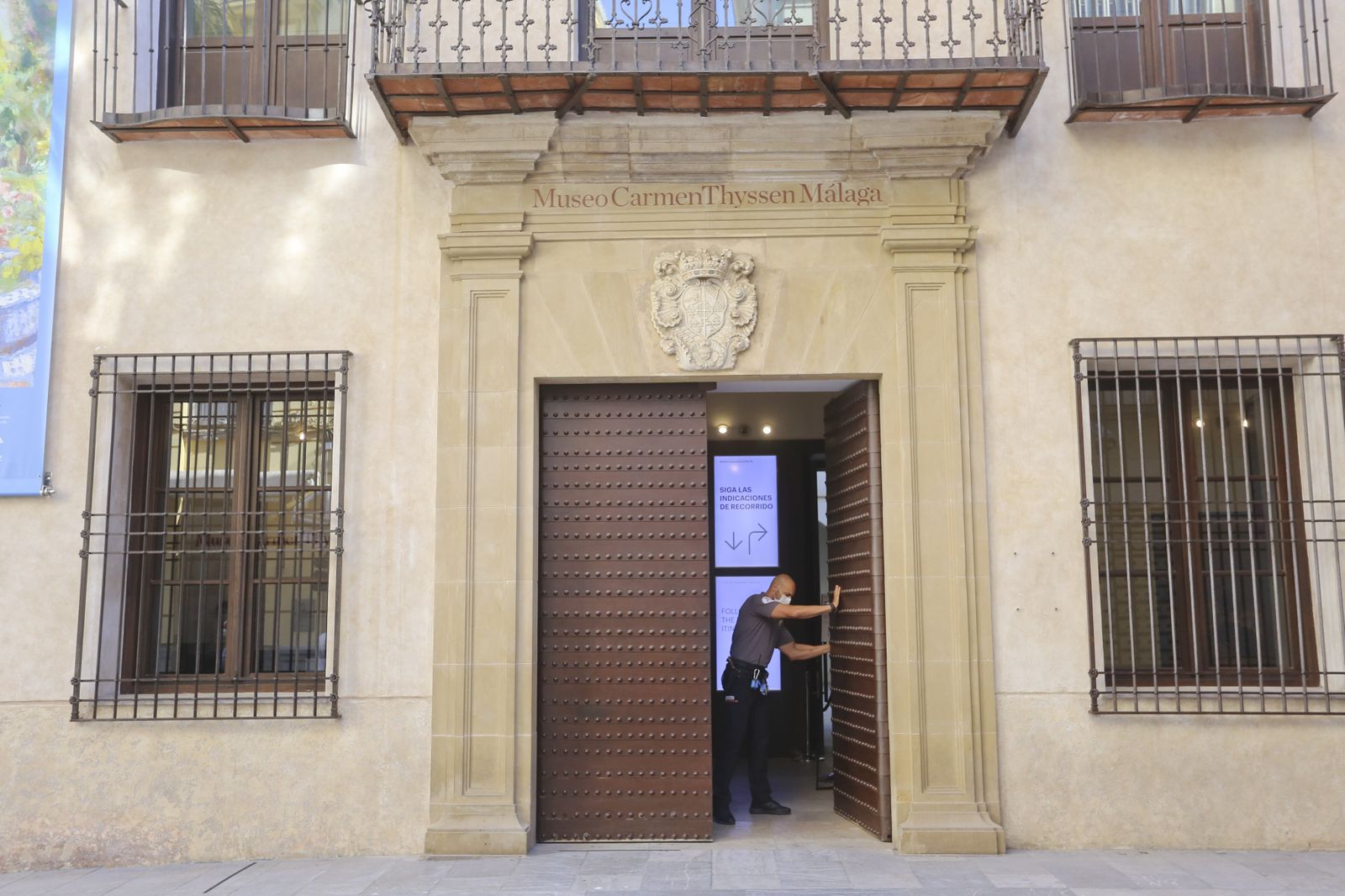 Las fotos del (tímido) reencuentro con los museos en Málaga