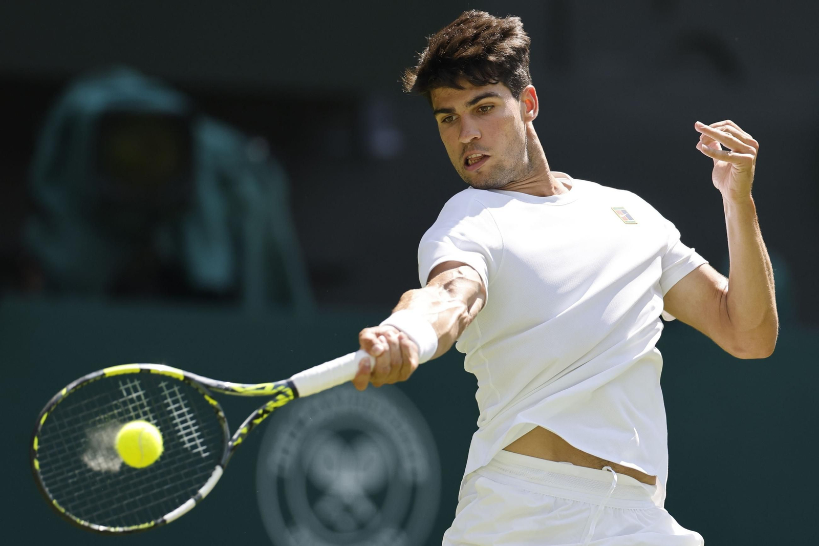 Las imágenes del debut de Alcaraz en Wimbledon y del resto de la jornada