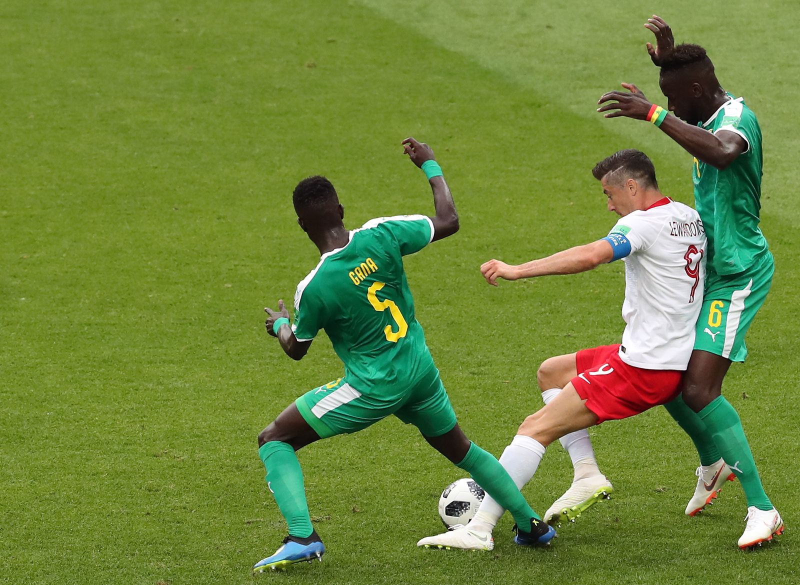 Las imágenes del Polonia-Senegal