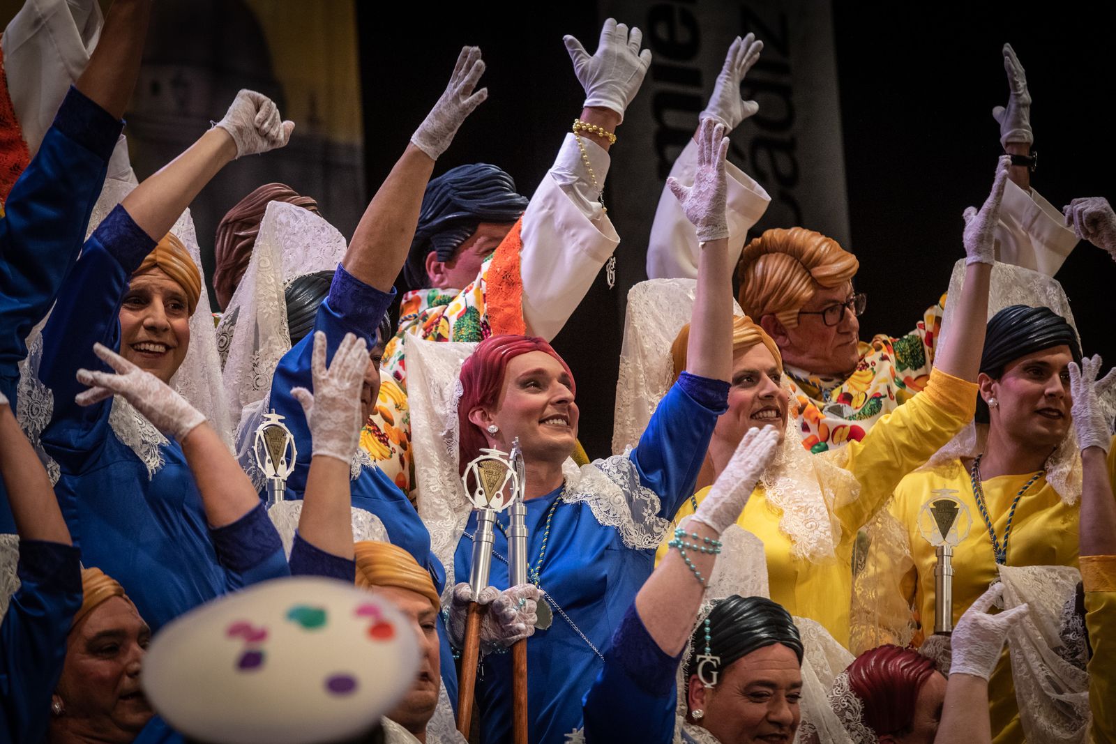 El coro 'Siguiendo tus pasos, Cádiz' abrió la séptima función