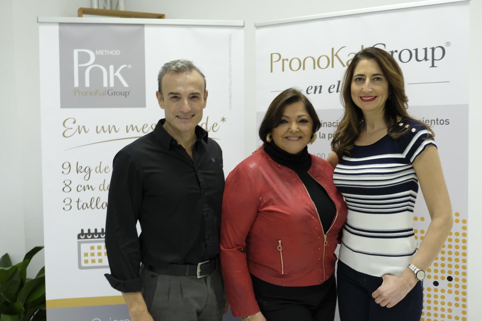 Felipe Isidro, la artista Charo Reina y la doctora Ana Bellón