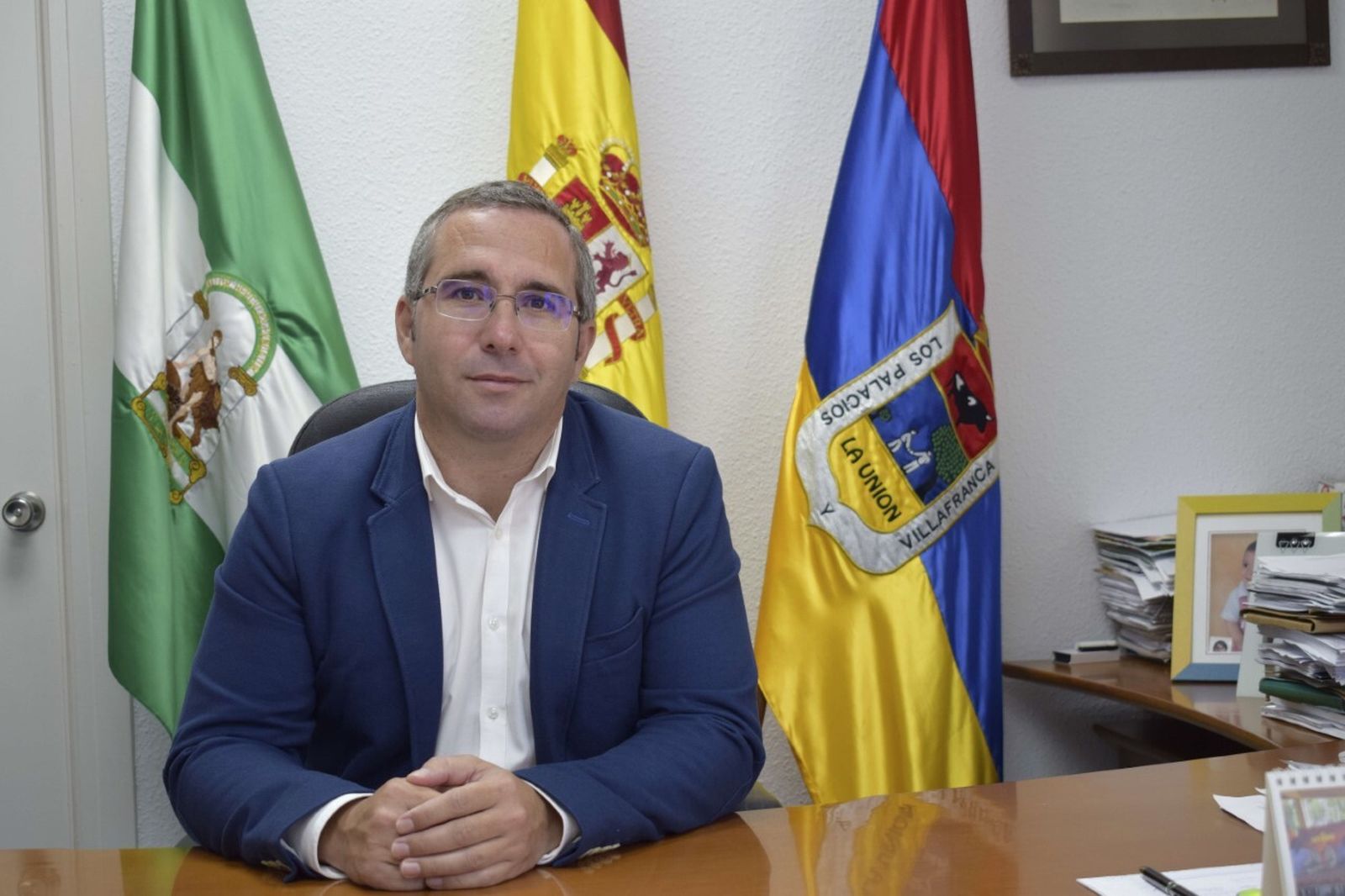 El alcalde de Los Palacios, Juan Manuel Valle (IU-IP).