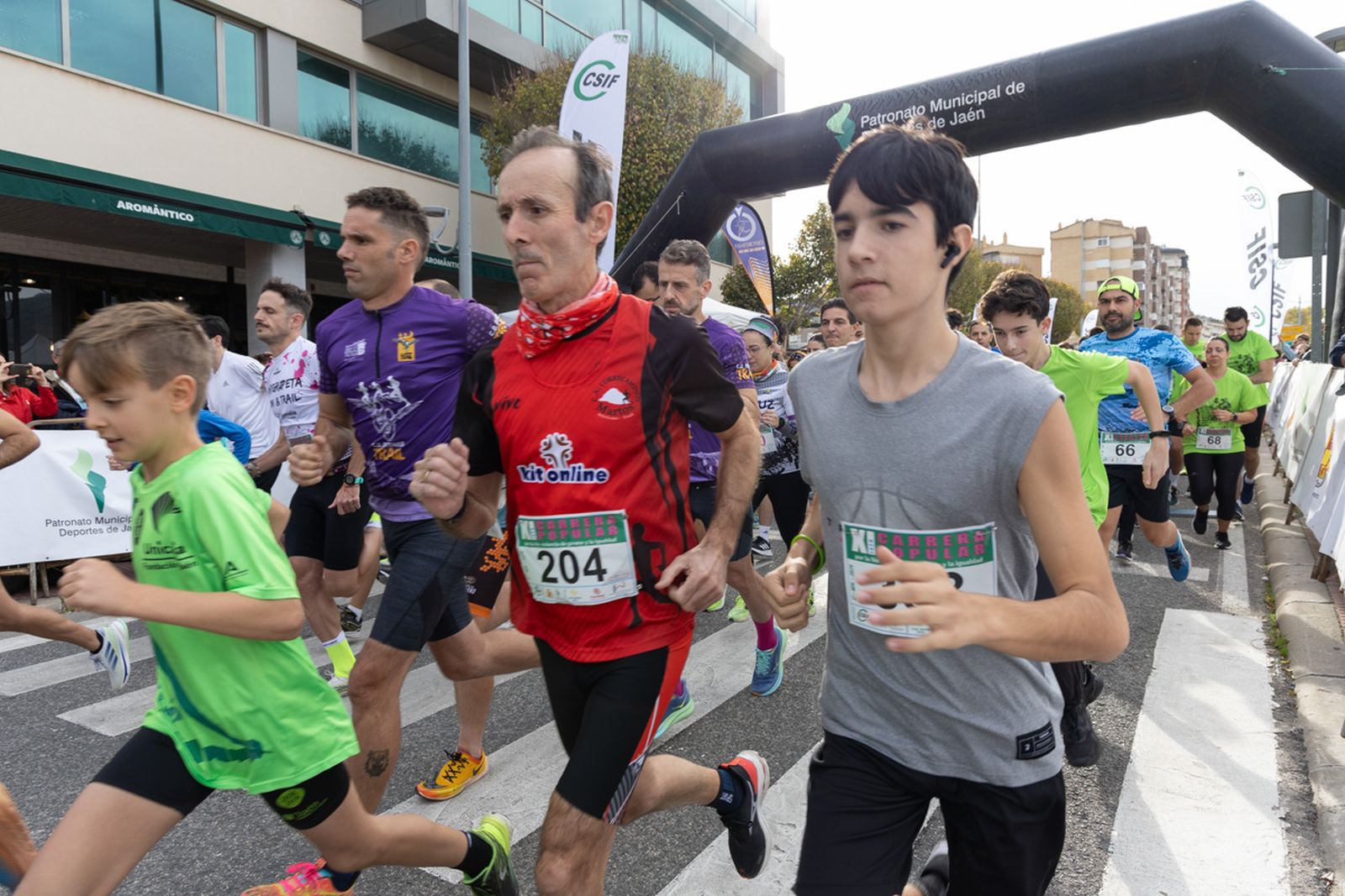 Jaén corre por la NO violencia y la igualdad en la XI carrera organizada por CSIF, en imágenes