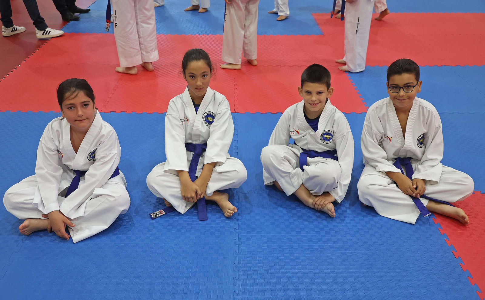 Imágenes de los exámenes de grado Taekwon - Do ITF en San Roque