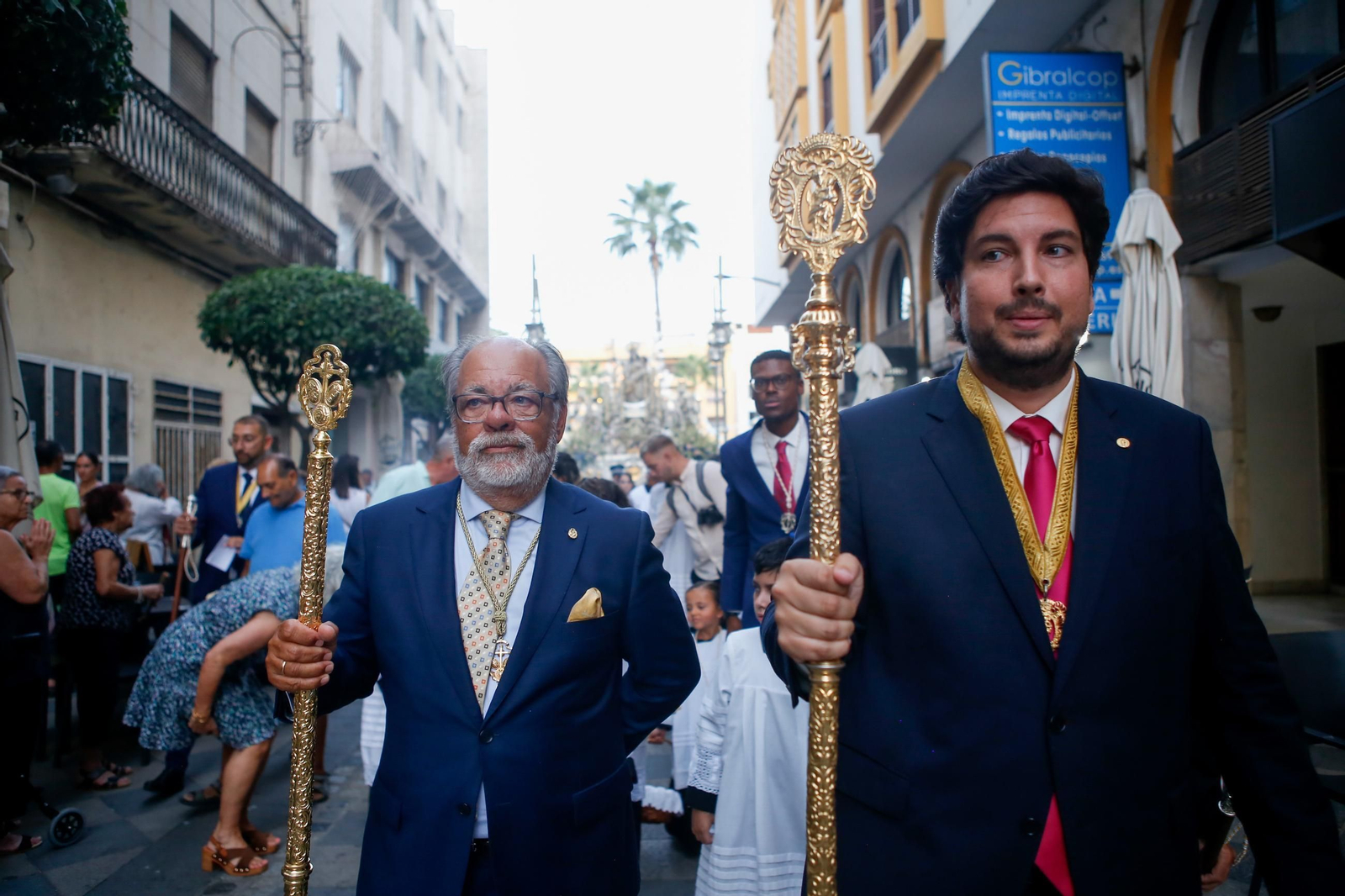 Procesión de la Virgen de la Palma, en imágenes