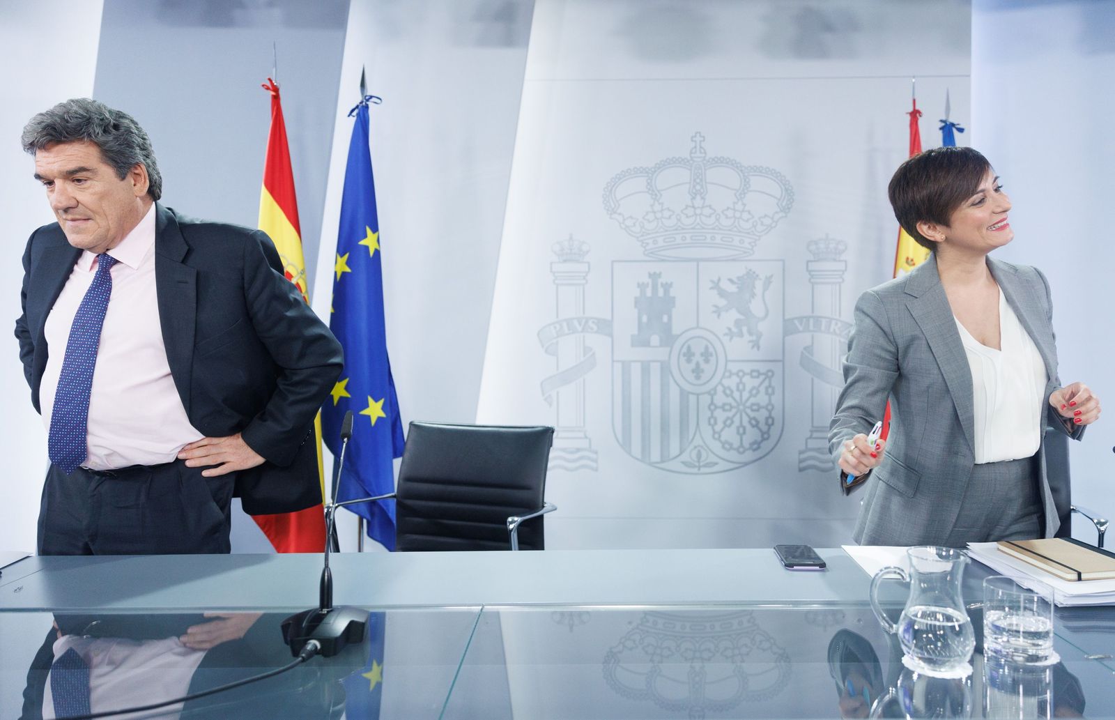 José Luis Escrivá, ministro de Inclusión, en la rueda de prensa posterior al Consejo de Ministros