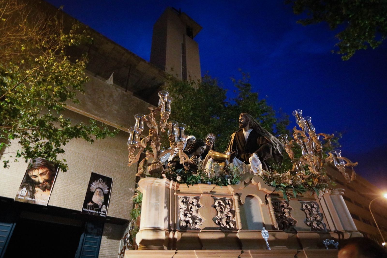 La procesión de La Caridad de Almería, en imágenes