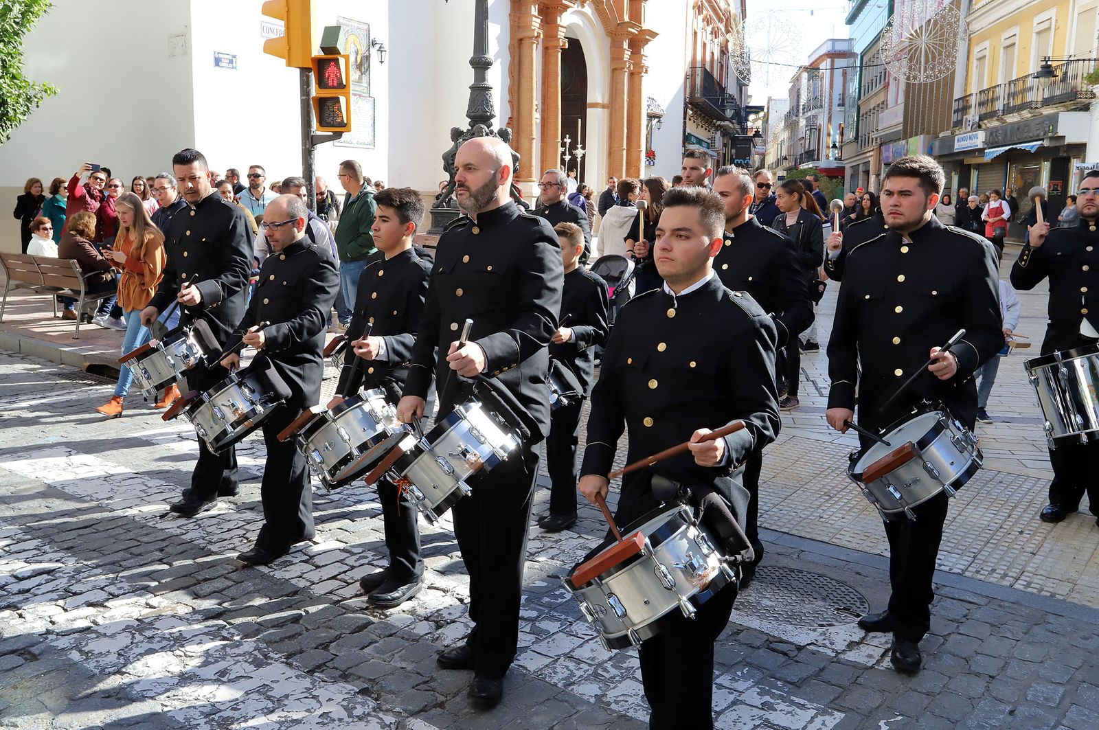 Imágenes de la procesión del Sacramento desde la Concepción