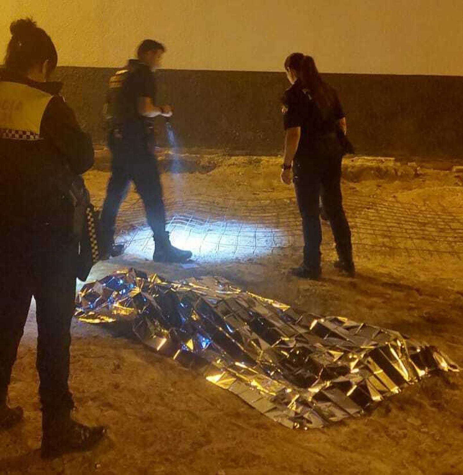 El cuerpo sin vida del joven fallecido en Conil