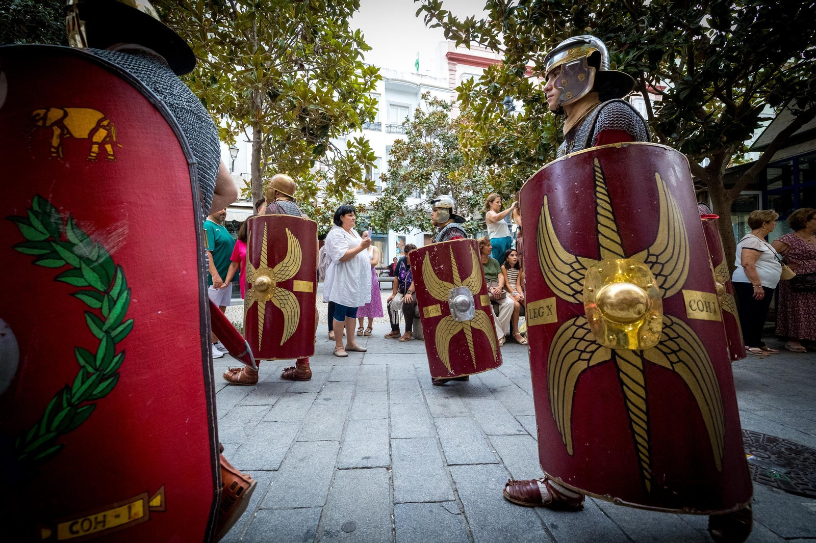 Las imágenes de la procesión del triunfo de Balbo el Menor en Cádiz Romana
