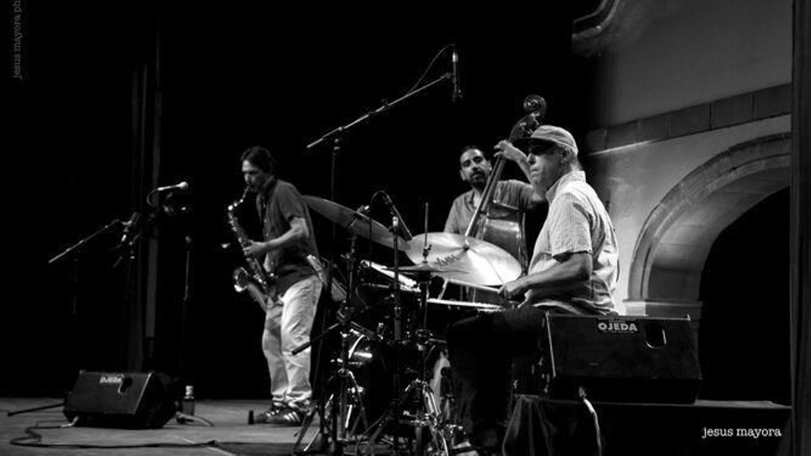 Matt Renzi Trío, durante el concierto con el que se cerró la XIV edición del Bahía Jazz Festival.
