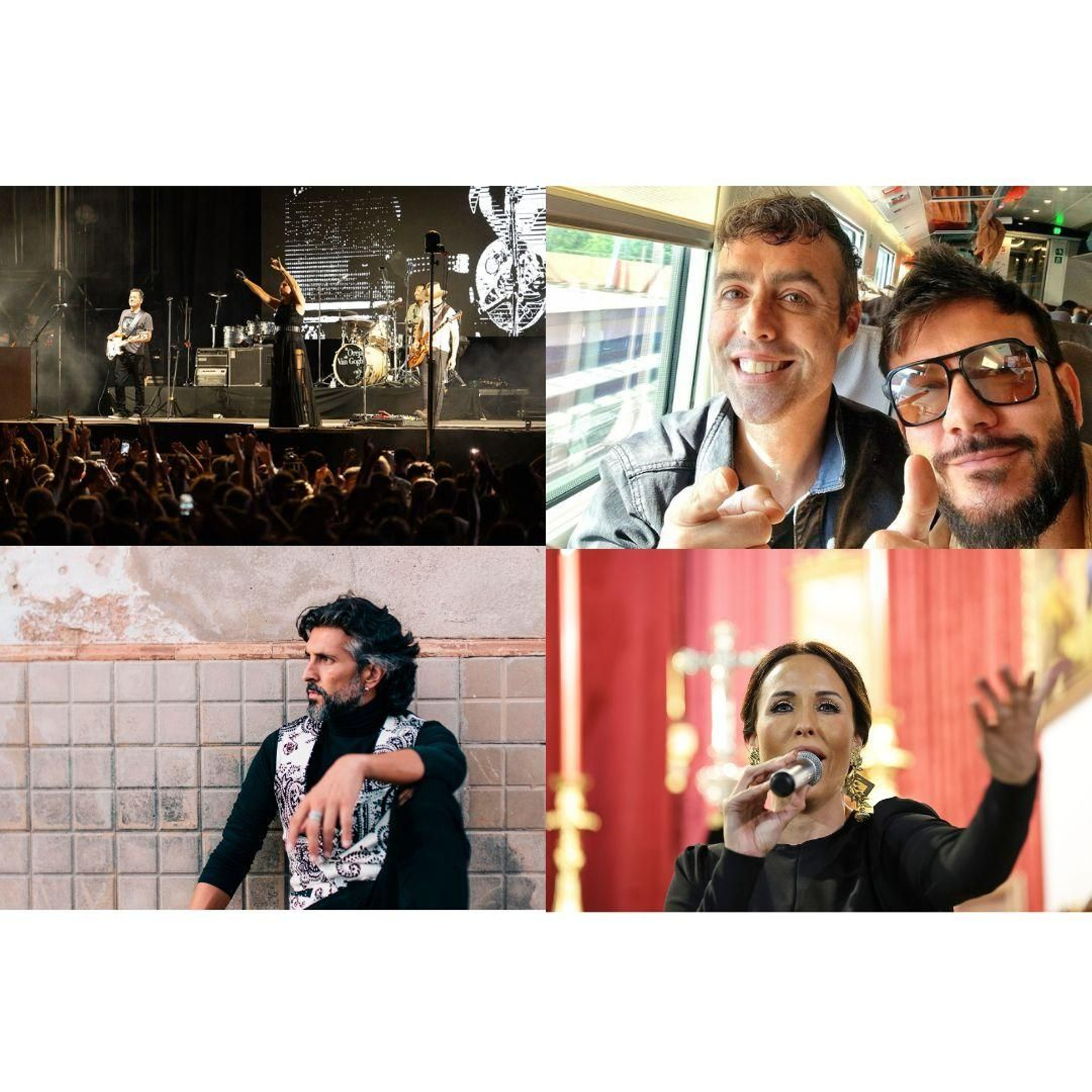 La Oreja de Van Gogh, Ana de Caro, Arcángel y Antílopez