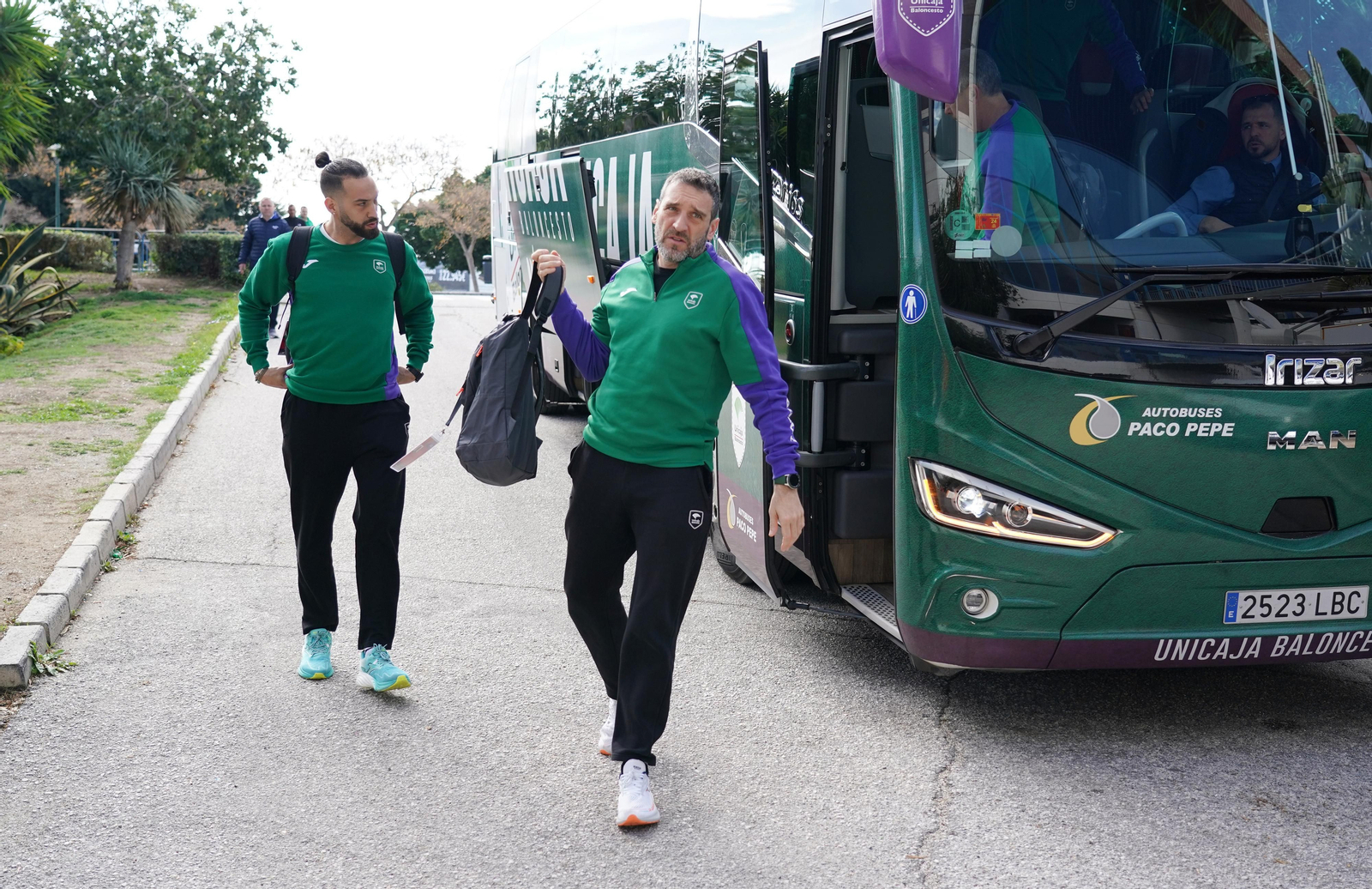 El Unicaja prueba el Carpena antes de la batalla