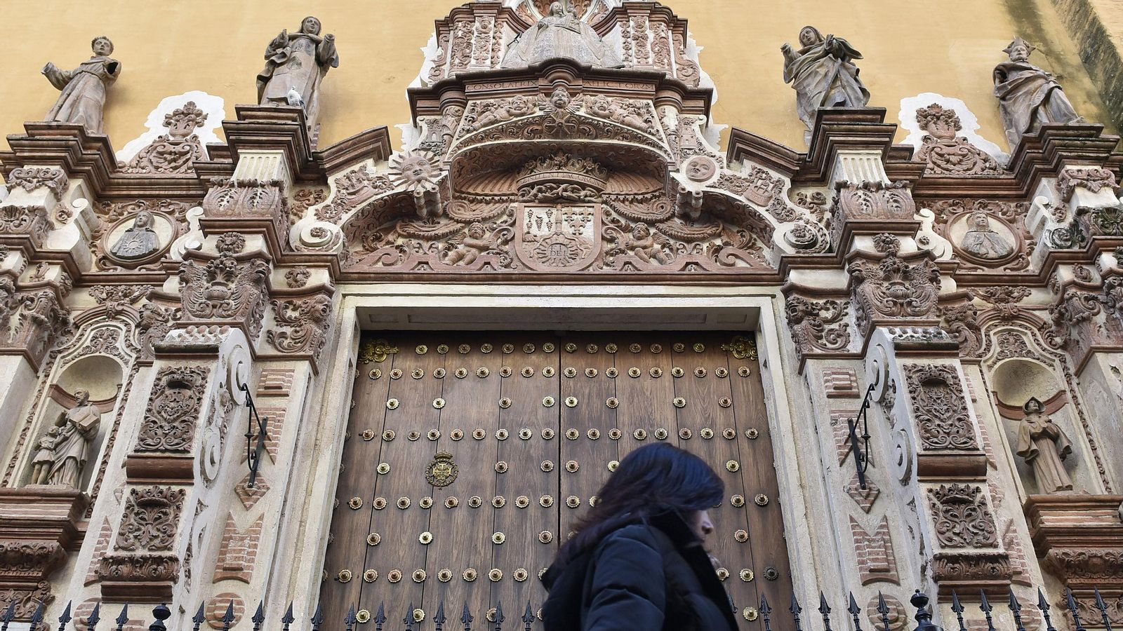 La portada de la iglesia de los Terceros.