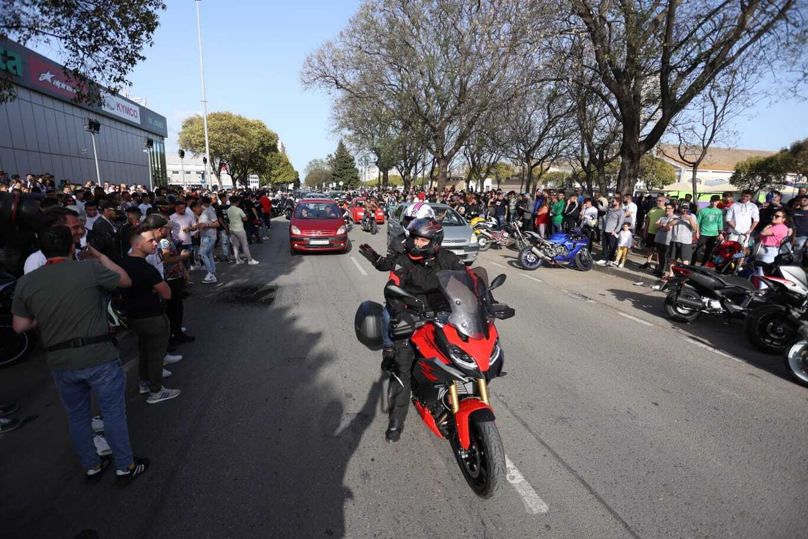 Ambiente motero del viernes del Gran Premio de MotoGP en Jerez
