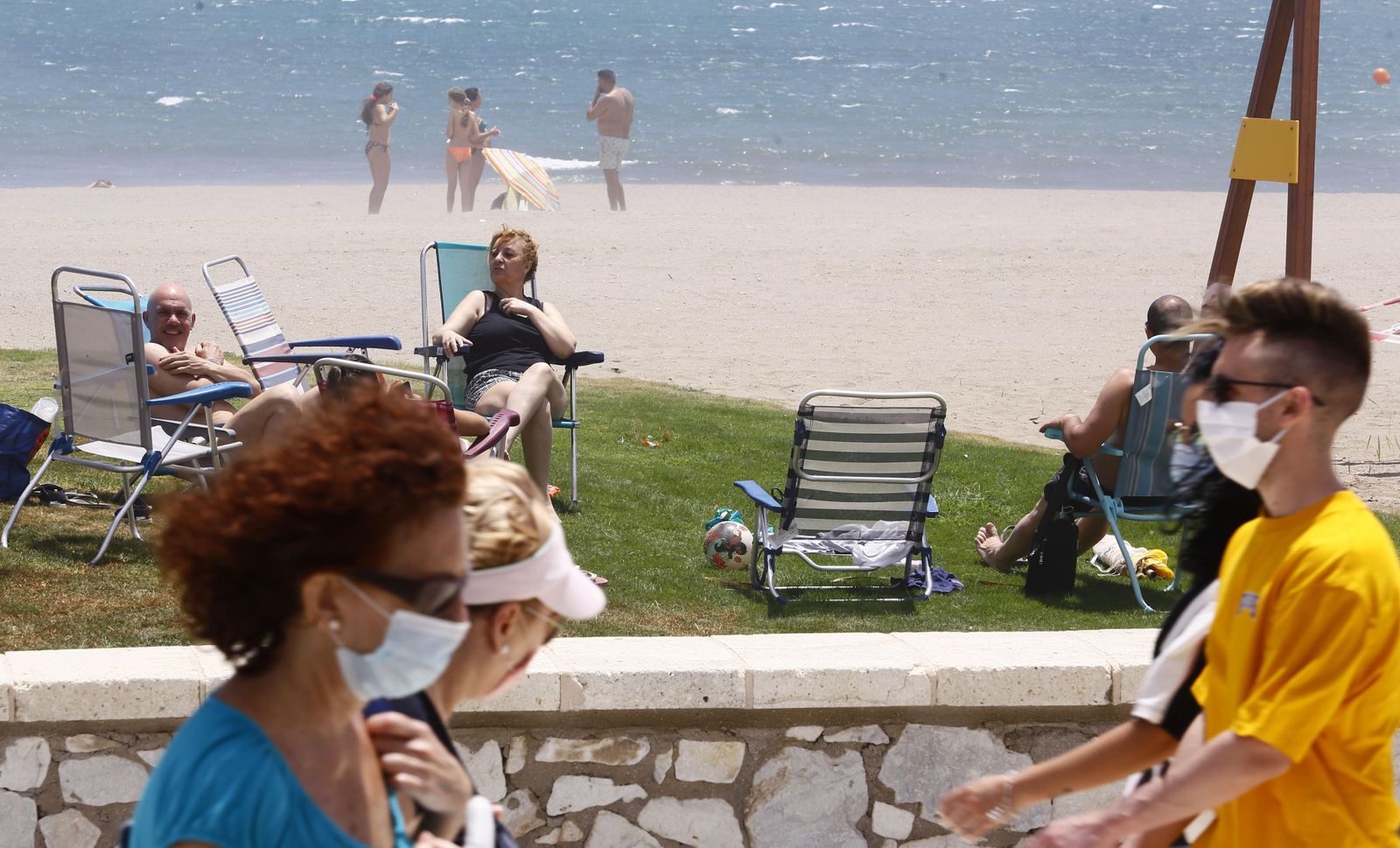 Fotos de las playas de Huelin: parecía Tarifa