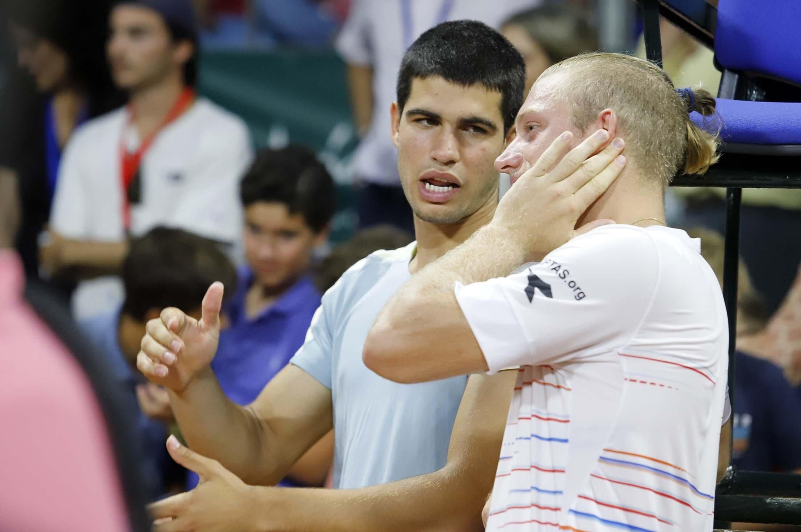 Imágenes de la final de la 97 Copa del Rey de Tenis entre Carlos Alcaraz y Davidovich