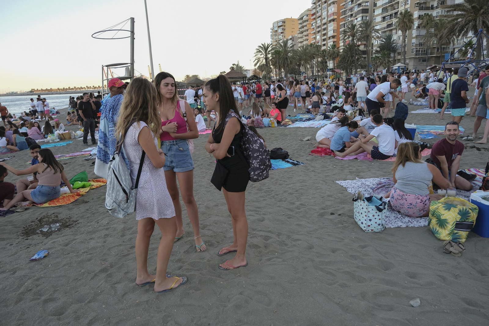 Fotos del regreso de la noche de San Juan en Málaga Fotos del regreso de la noche de San Juan en Málaga