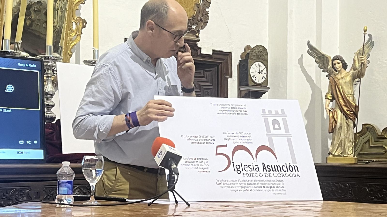 Presentación del logo conmemorativo