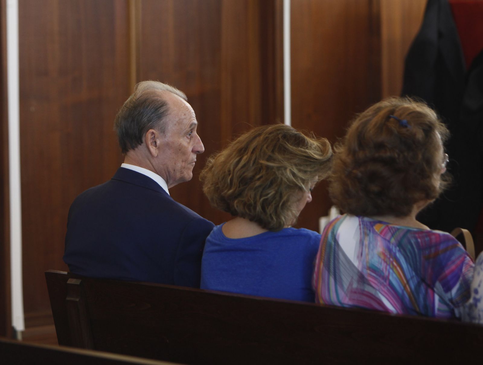 Manuel Ruiz de Lopera, en una de sus visitas al juzgado de Sevilla durante su proceso judicial.