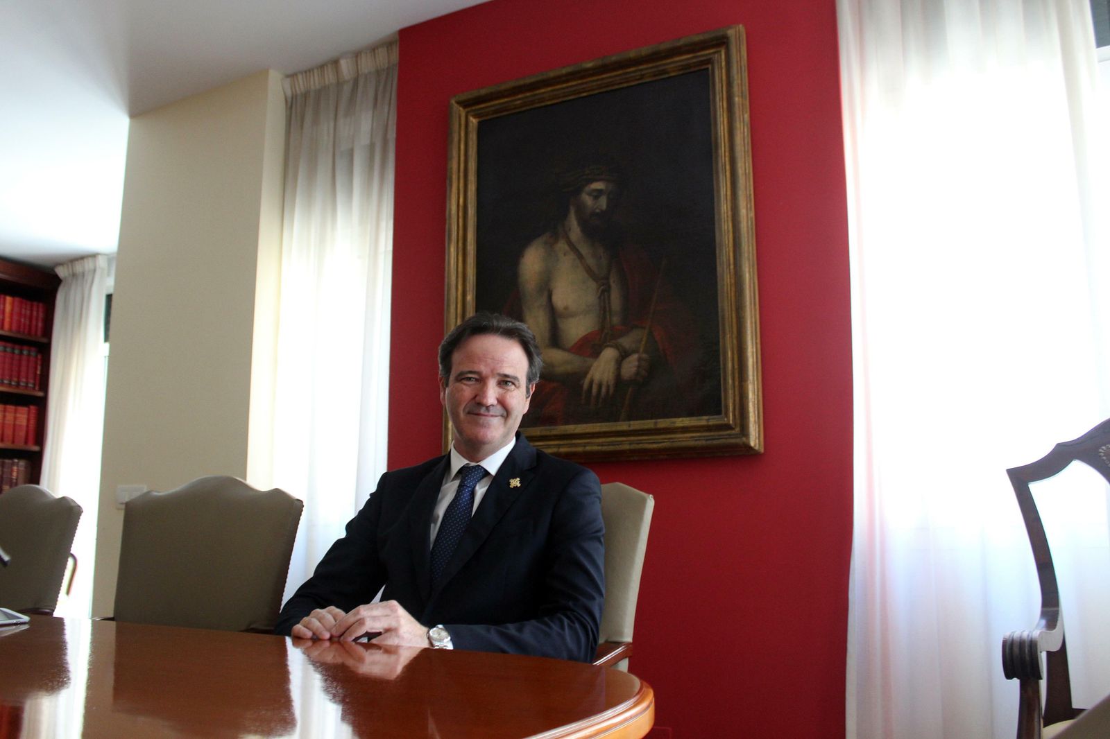 El presidente de la Agrupación de Cofradías, Pablo Atencia.