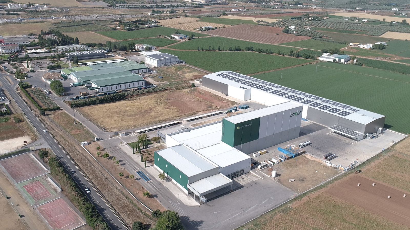 Dcoop, vista aérea complejo Antequera.