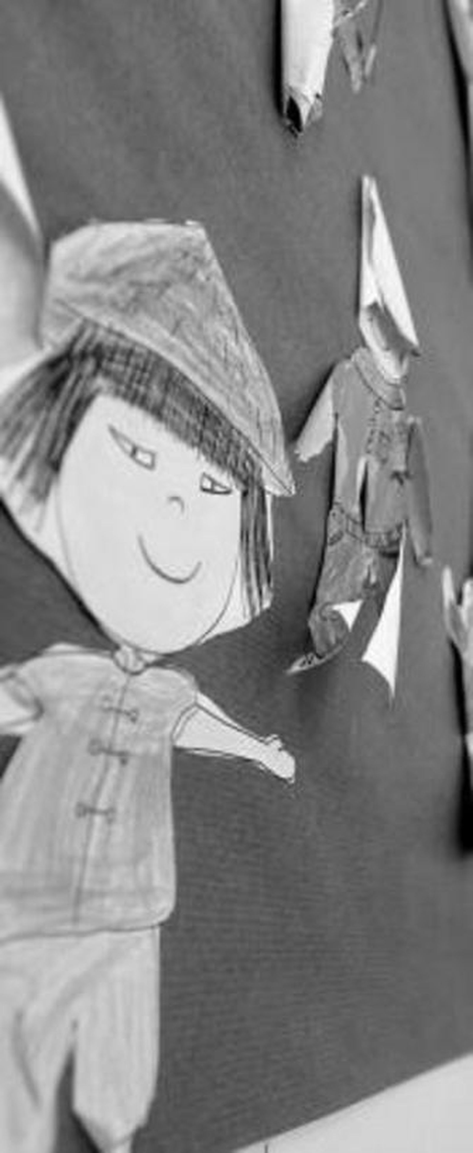 Mural que decora el centro.