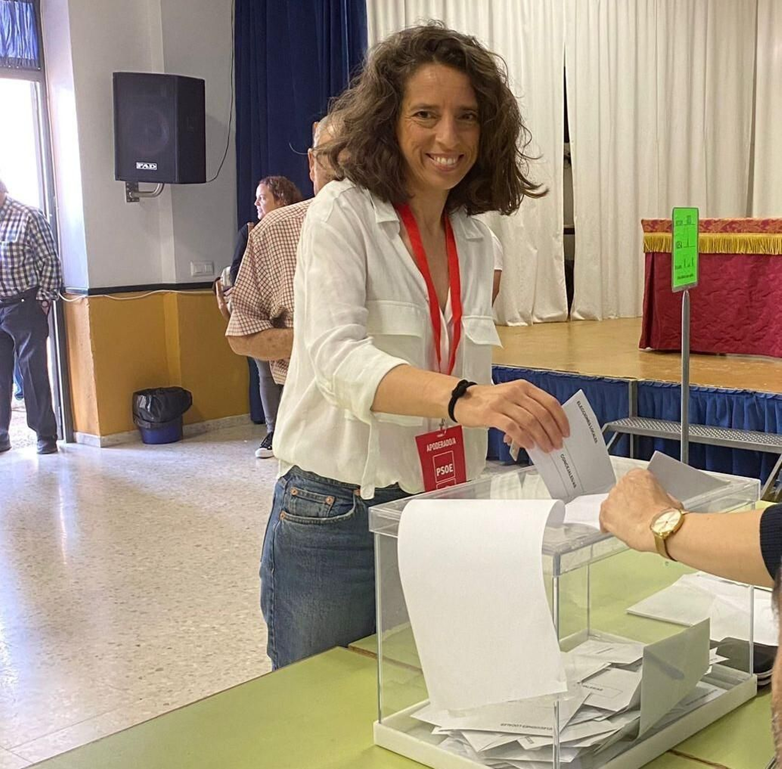 La candidata del PSOE, Carmen Girón.